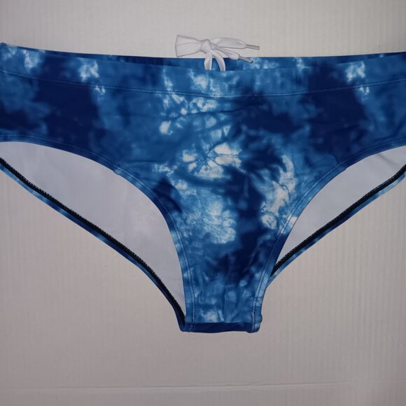 MEN'S TIE-DYE PRINT SWIM BRIEFS/TRUNKS - Picture 9 of 10